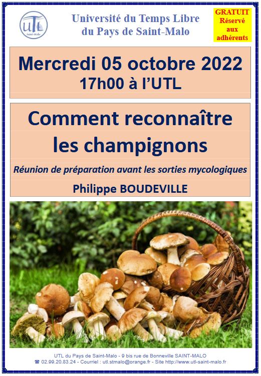 Mercredi 5 octobre 2022 - Réunion d'Information