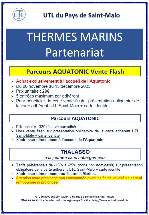 Les Thermes Marins