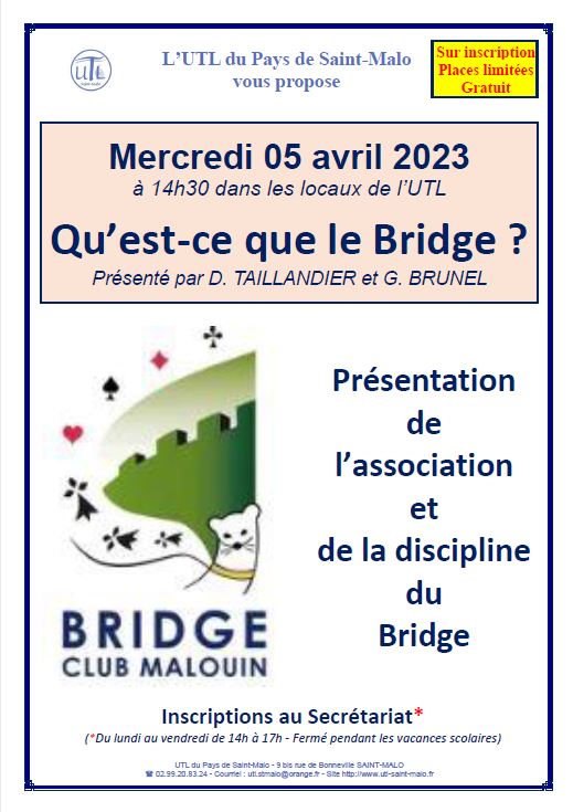 Mercredi 05 avril 2023 - Présentation