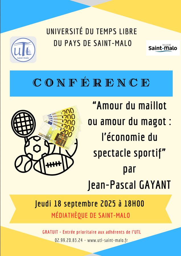 Jeudi 18 septembre 2025 - Conférence